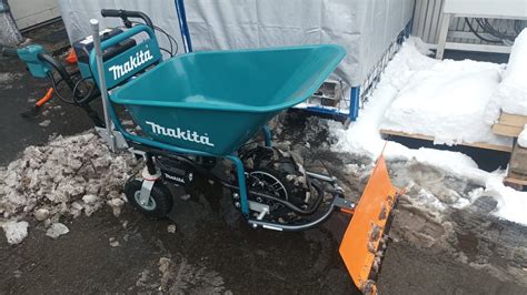 Makita Dcu180 Z Li Ion 18v Snow Plow Aku Kolečko Sněhová Radlice Na