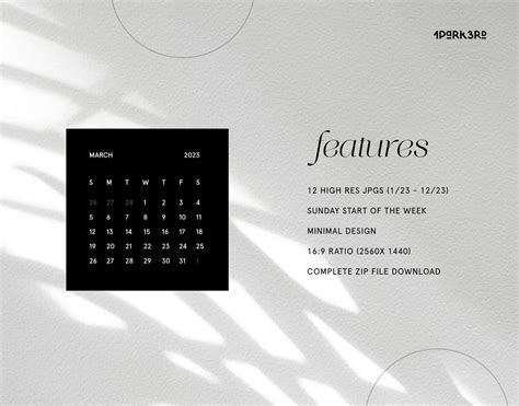 2023 DIGITAL CALENDAR WALLPAPER - Etsy