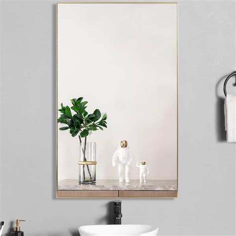 Neutype In W X In H Oversized Rectangle Metal Framed Modern