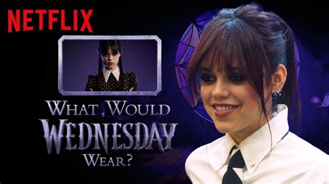 Jenna Ortega Reveals Wednesdays Best Outfits Netflix Youtube