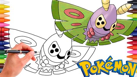 Comment Dessiner LE POKÉMON PAPINOX Dustox FACILEMENT 269