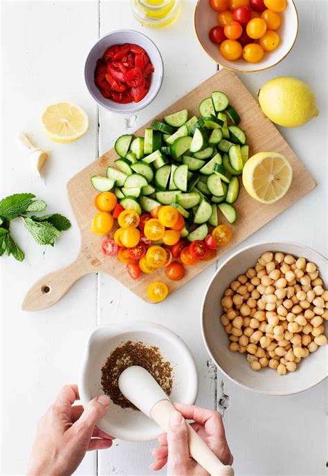 Mediterranean Chickpea Salad Recipe Love And Lemons