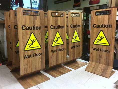 Stylish Contemporary Wet Floor Signs