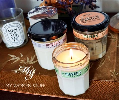 Review: Mrs. Meyer's Clean Day Soy Candles - Geranium, Lavender, Iowa Pine