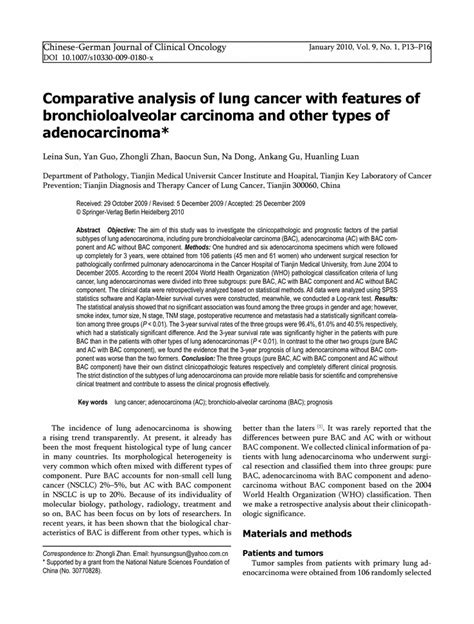 Adenocarcinoma Types Of Adenocarcinoma Cancer