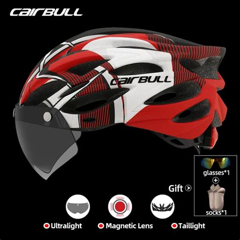 Cairbull Capacete De Ciclismo Ultraleve Lanterna Traseira Para