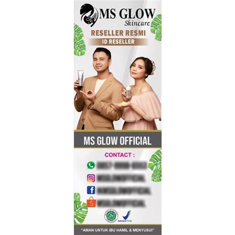 Jual Banner X Banner Spanduk Ms Glow Standing Banner Reseller Ms