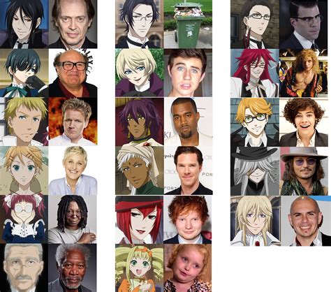 Someone came up with a cast list for a live action Black Butler 😂😂😂 : r/blackbutler