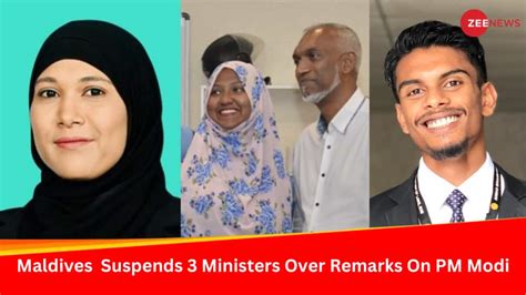 All About The Three Maldives Ministers Suspended For Derogatory Remarks