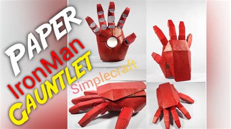 Iron Man Hand Papercraft