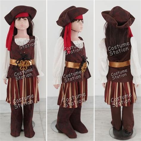 Jual Kostum Bajak Laut Costume Pirate Halloween Party Anak Cewe