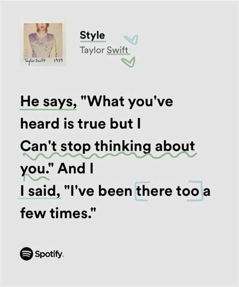 Taylor Swift Style Song Lyrics