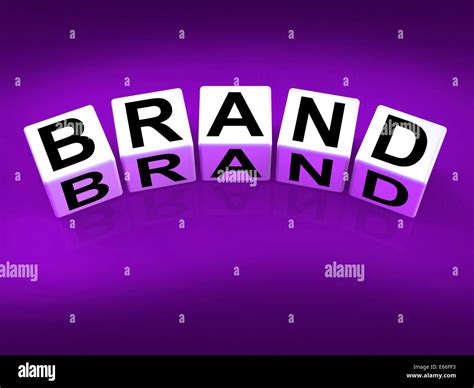 Brand Blocks Referring To Labels Trademarks And Brands Stock Photo Alamy