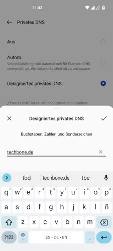 Android Privates DNS Einrichten TechBone