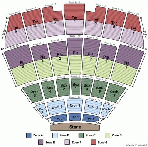 Starlight Theatre Seating Chart