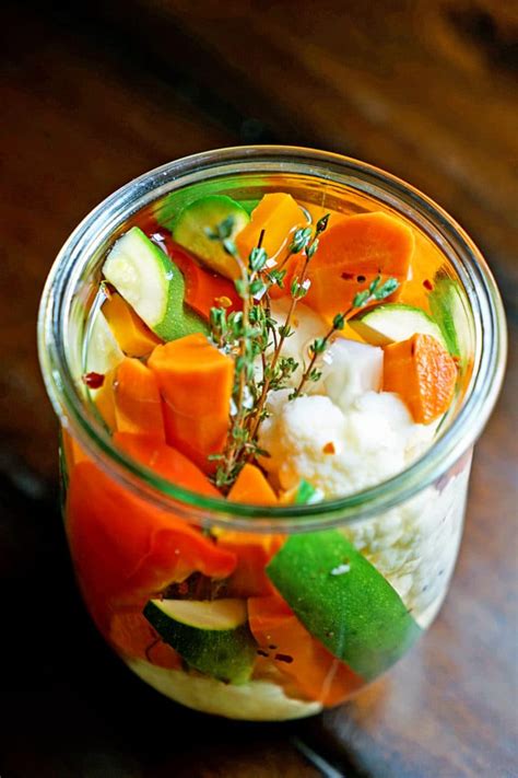 Easy Homemade Quick Pickled Vegetables Keviniscooking