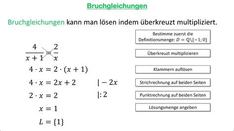 Bruchgleichungen lösen YouTube