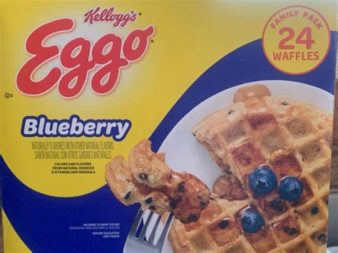 Kellogg S Eggo Waffles Blueberry Nutrition Facts Eat This Much