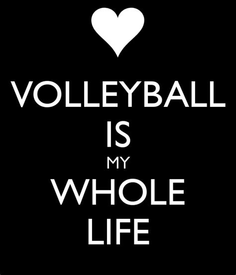 Volleyball Is My Life Quotes Quotesgram