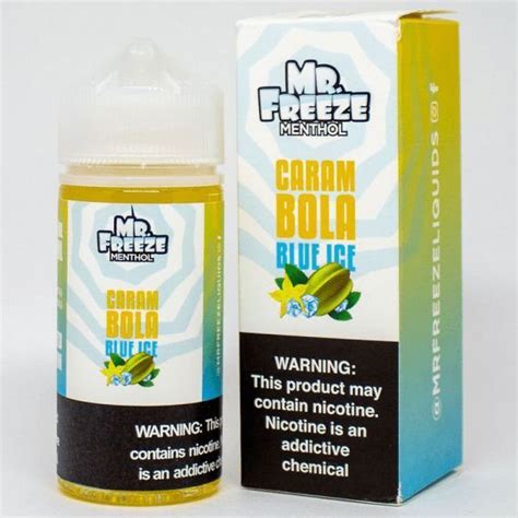 L Quido Carambola Blue Ice Menthol Mr Freeze Best Vape Brasil