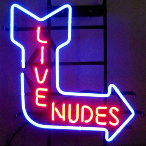 Live Nudes Neon Sign Ga8649 Garage Art™