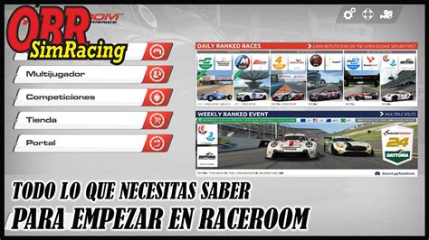 EMPEZAR EN RACEROOM TODO LO QUE NECESITAS SABER OBR SimRacing YouTube