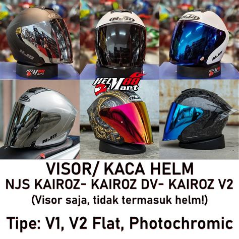 Jual Visor Njs Kairoz V V Photochromic Kaca Helm Njs Kairoz