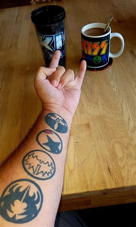 Kiss Band Icon Tattoo