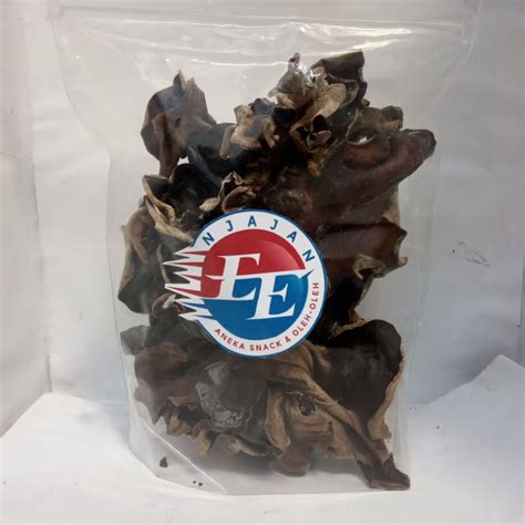 Jual Jamur Kuping Hitam Kering Hei Mu Er Dried Black Fungus Gr