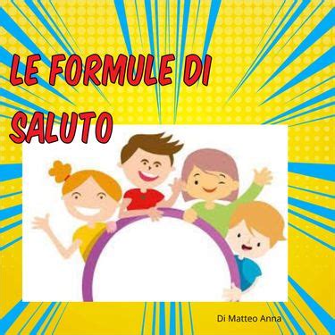 Book Creator Le Formule Di Saluto