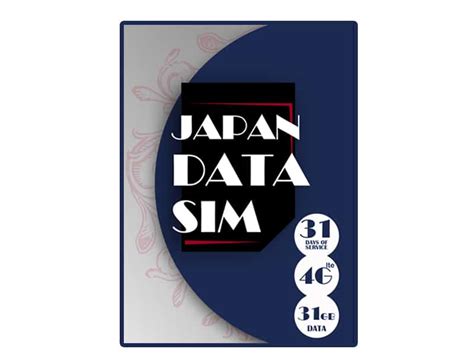 Japan Data SIM Card | 31GB Data | 31 Days | JPY ¥6,980 – SIM Card Geek