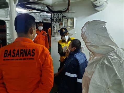 Basarnas Evakuasi Awak Kapal Berbendera Cina Yang Alami Pendarahan Ke