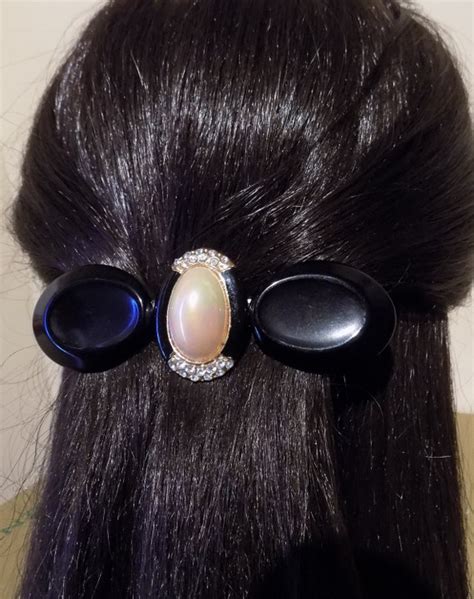 Extra Large Barrette For Thick Hair Womans T French