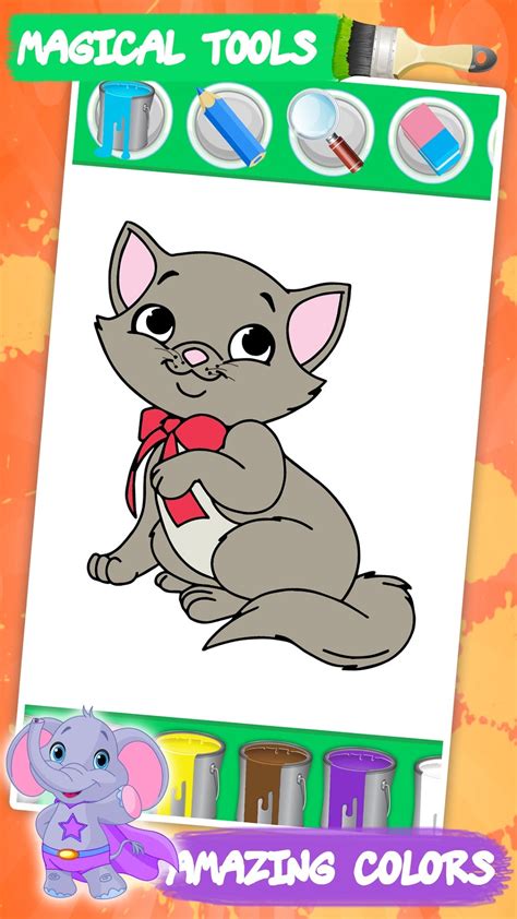 Coloring games for kids animal for Android - Download