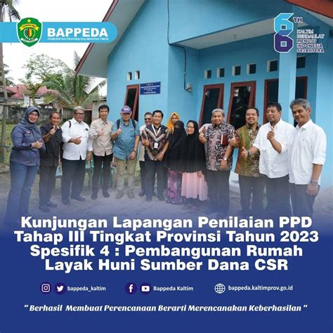 Kunjungan Lapangan Penilaian PPD Tahap III Tingkat Provinsi Tahun 2023