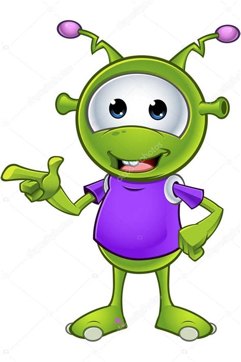 Peque O Alien Gena Verde Vector Gr Fico Vectorial Npr Imagen