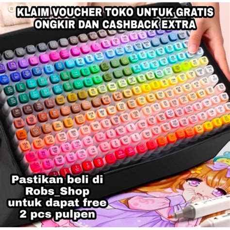 Jual Touchfive 168 Colours Twin Marker Copic Marker Sketsa Jakarta