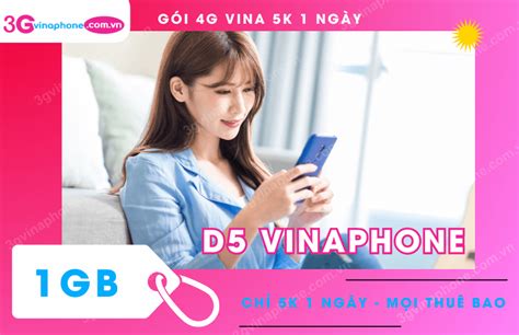 Cách hủy và đăng ký gói D5 của VinaPhone gửi 888 1543