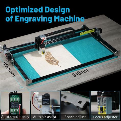 New Neje Max Laser Engraver With A Dual Laser Beam Module Kit