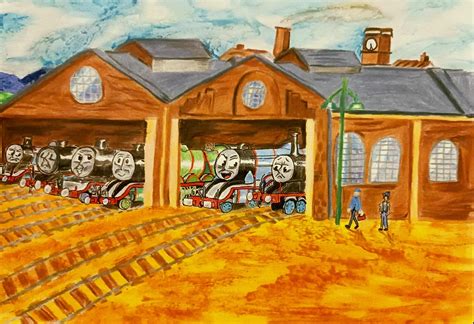 some remade railway series illustrations : r/thomasthetankengine