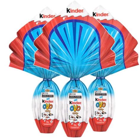 Ovo de Páscoa Kinder Max Diversão no Gelo 150g 3 ovos Ferrero Ovo