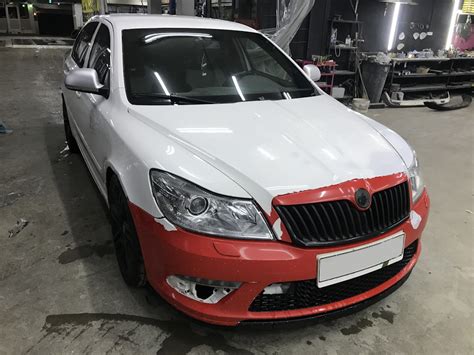 Skoda Octavia A5 RS, восстановление заднего крыла. — Restart BodyWorks ...