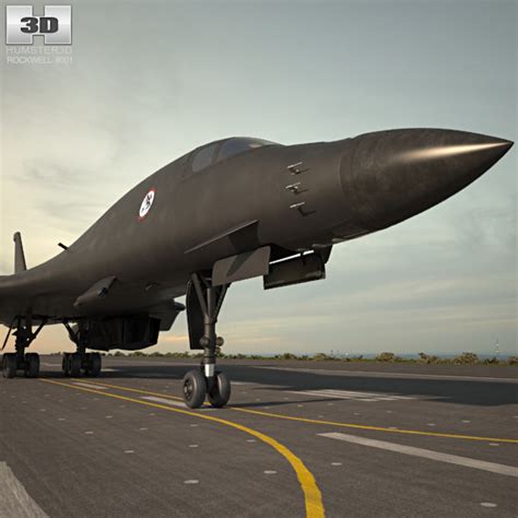 Rockwell B-1 Lancer 3D model - Aircraft on Hum3D