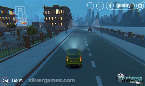 3D Night City: 2 Player Racing - Play Online on SilverGames 🕹️