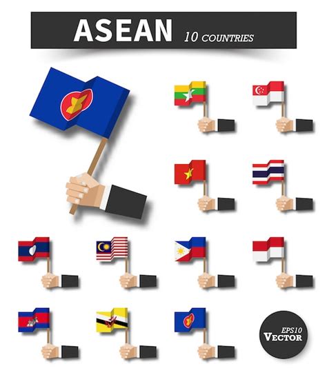 Premium Vector Asean Association Of Southeast Asian Nations