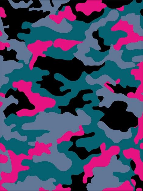 Premium Vector Camouflage Pattern Background For Army