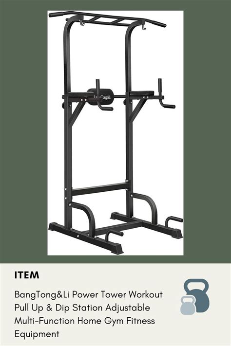 Power Tower Workout Pull Up Dip Station