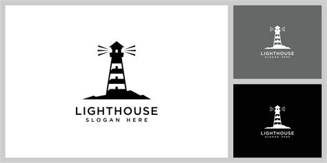 Lighthouse Logo Vector Design Template 21665691 Vector Art At Vecteezy