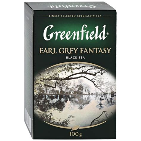 Greenfield Чай черный Earl Grey Fantasy, листовой, 100 г - купить с ...