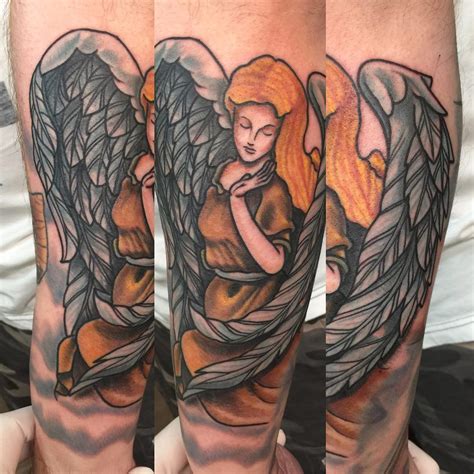 110+ Best Guardian Angel Tattoos - Designs & Meanings (2019)